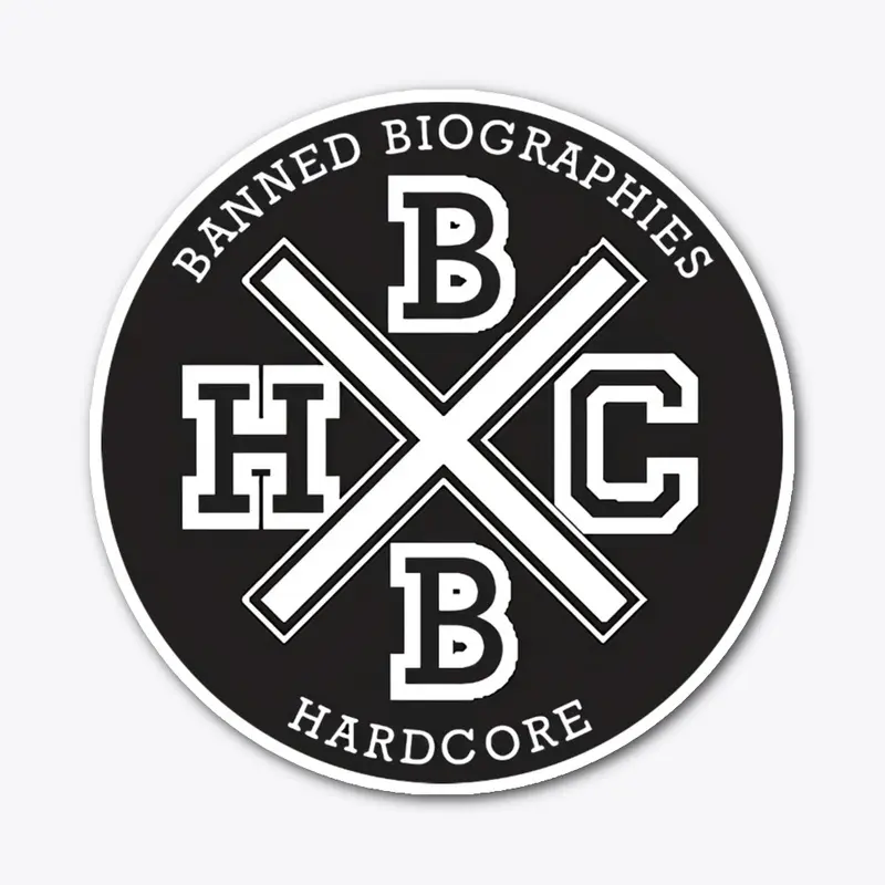 Banned Biographies Hardcore Sticker