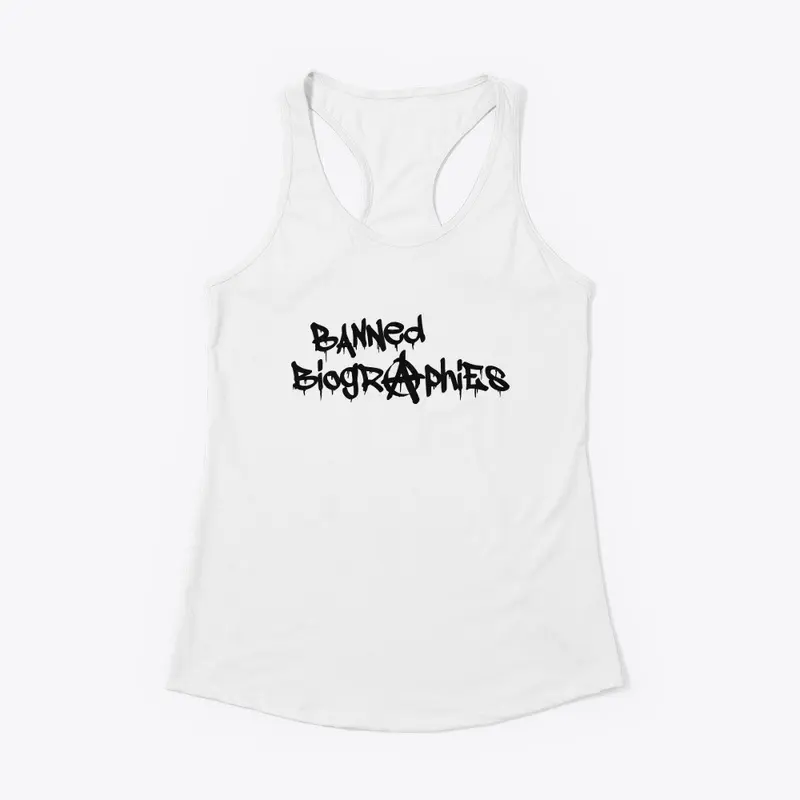 Banned Biographies Tank Top - White