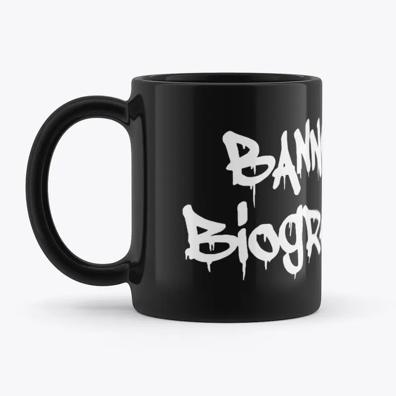 Banned Biographies Mug - Black