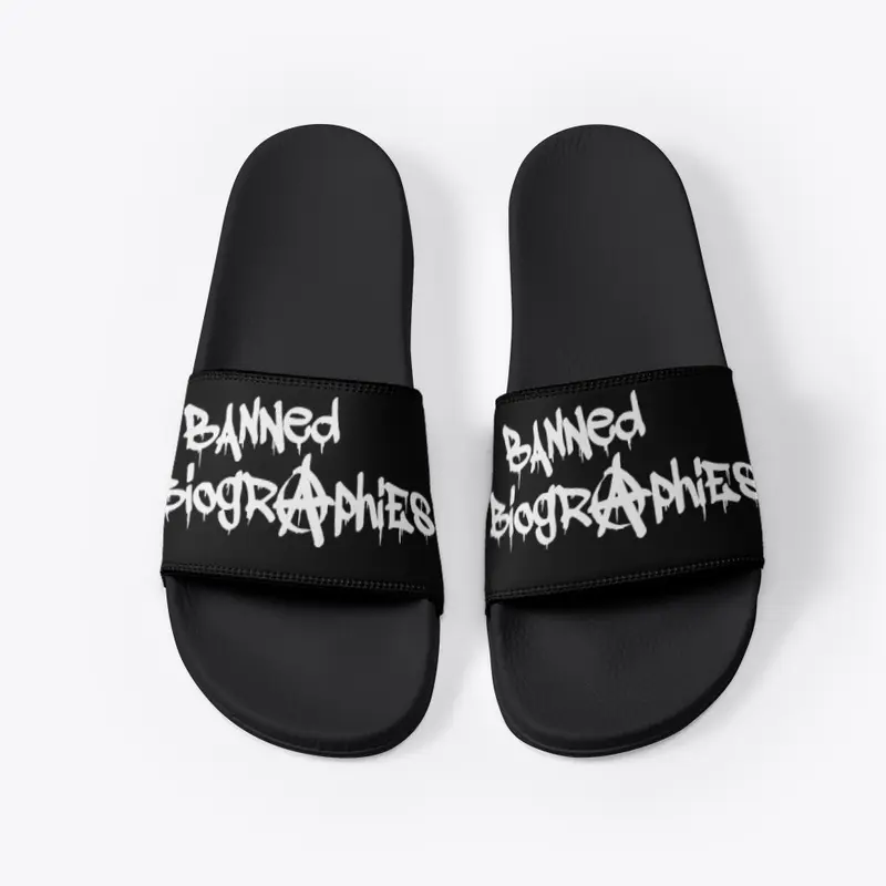 Banned Biographies Sliders - Black